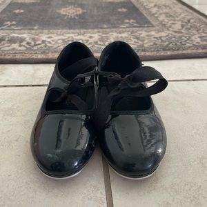 Black tap shoes